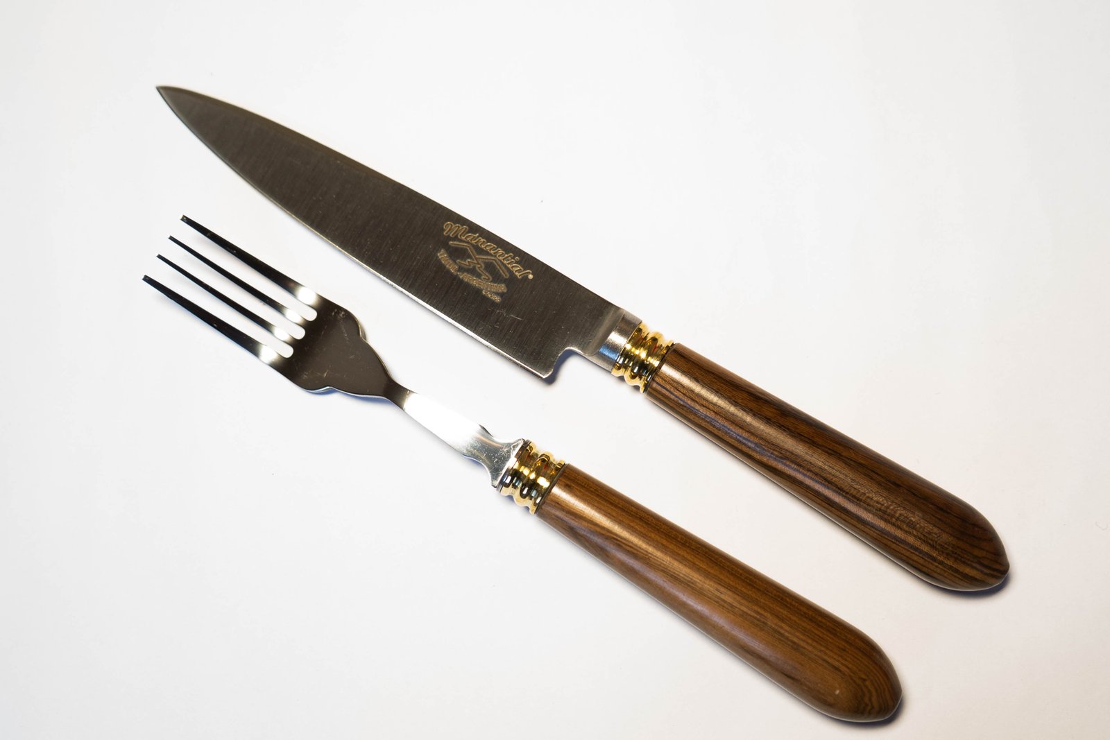 Set picnic — Madera y bronce